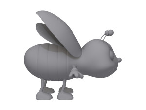 ladybug cartoon 3D Model