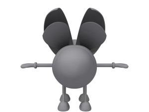 ladybug cartoon 3D Model