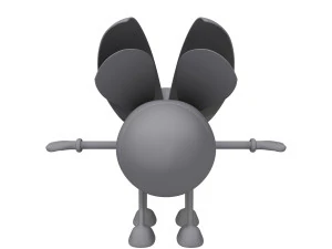 ladybug cartoon 3D Model