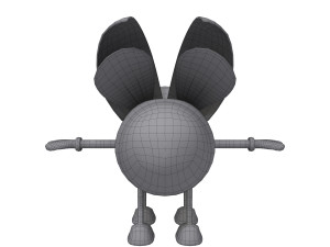 ladybug cartoon 3D Model