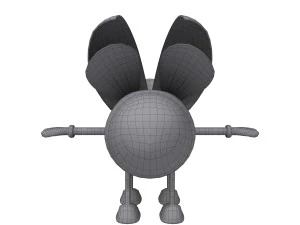 ladybug cartoon 3D Model