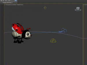 ladybug cartoon 3D Model