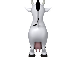 cow cartoon Modèle 3D