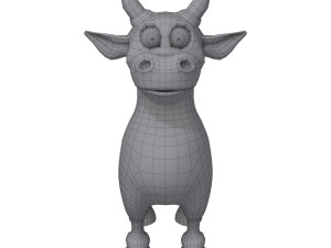 cow cartoon Modèle 3D