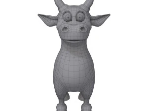 desenho de vaca Modelo 3D