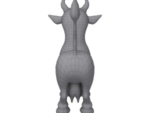 cow cartoon Modèle 3D