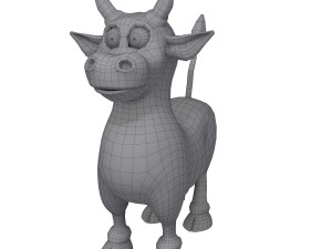 cow cartoon Modèle 3D