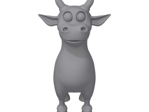cow cartoon Modèle 3D
