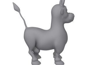 cow cartoon Modèle 3D