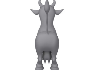 cow cartoon Modèle 3D