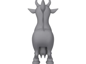 desenho de vaca Modelo 3D