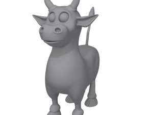 cow cartoon Modèle 3D