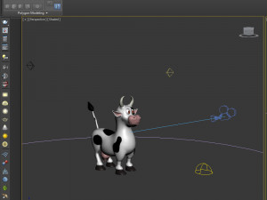 cow cartoon Modèle 3D