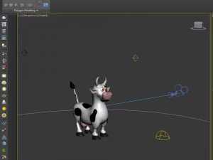 desenho de vaca Modelo 3D