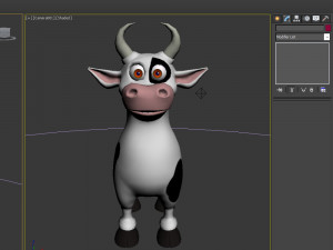 cow cartoon Modèle 3D