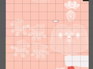 kartun polisi Model 3D