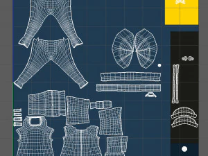 kartun polisi Model 3D