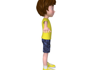 boy cartoon 3D Модель