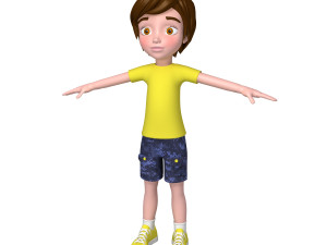 boy cartoon 3D Модель