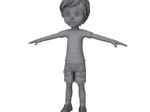 boy cartoon 3D Модель