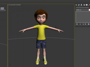 boy cartoon 3D Модель