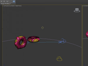 donut cartoon 3D Модель