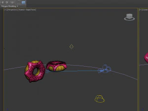 Donut-tekenfilm 3D Model