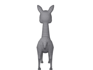 llama cartoon Modèle 3D