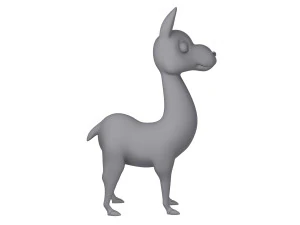 kresk&oacute;wka lamy Model 3D