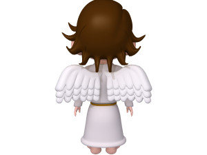 angel cartoon Modelo 3D