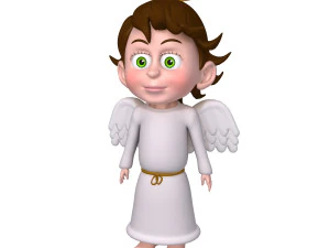 melek karikat&uuml;r 3D Model