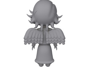 angel cartoon Modelo 3D