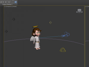 angel cartoon Modelo 3D