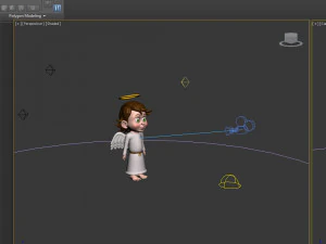 melek karikat&uuml;r 3D Model