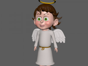 angel cartoon Modelo 3D