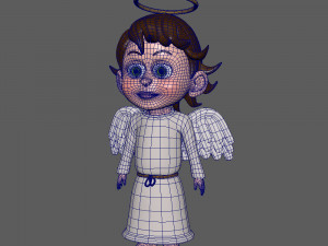 angel cartoon Modelo 3D