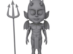 devil cartoon 3D Model
