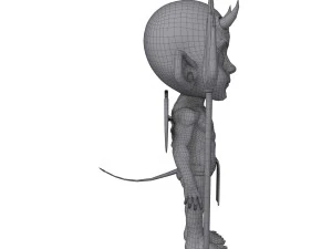 devil cartoon 3D Model