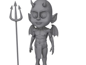 devil cartoon 3D Model