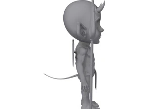 devil cartoon 3D Model
