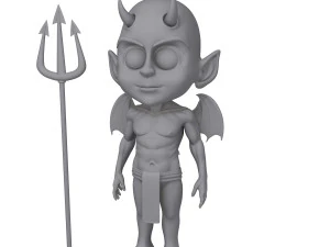 devil cartoon 3D Model