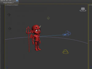 devil cartoon 3D Model