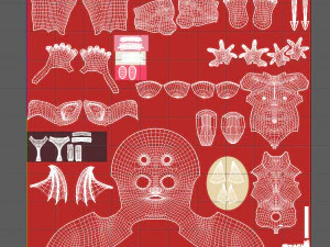 devil cartoon 3D Model