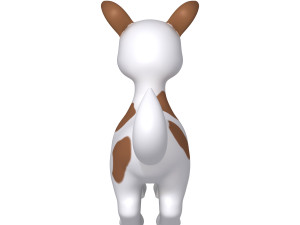 dog cartoon 3D Model