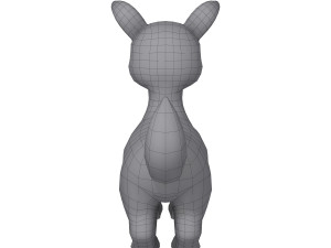 dog cartoon 3D Model