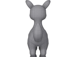 dog cartoon 3D Model