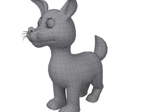 dog cartoon 3D Model