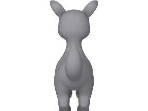 dog cartoon 3D Model