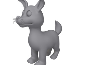 dog cartoon 3D Model