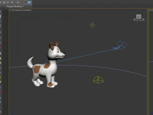 dog cartoon 3D Model